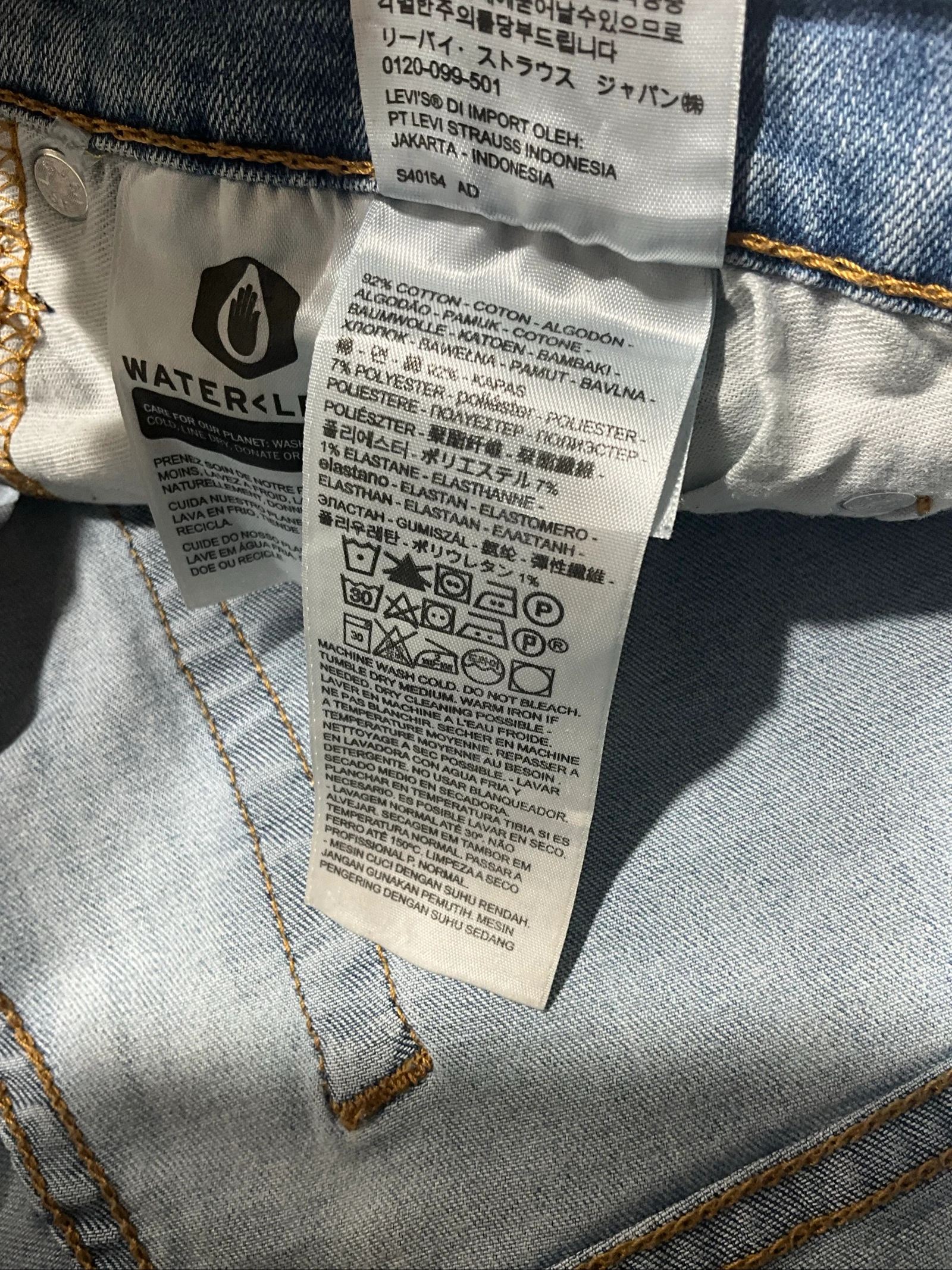 Jean Levi's 541 W36 L32 Vintage Azul Claro Deslavado lvh 182 – photo 11